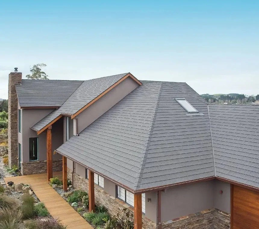 stone roof tile usage